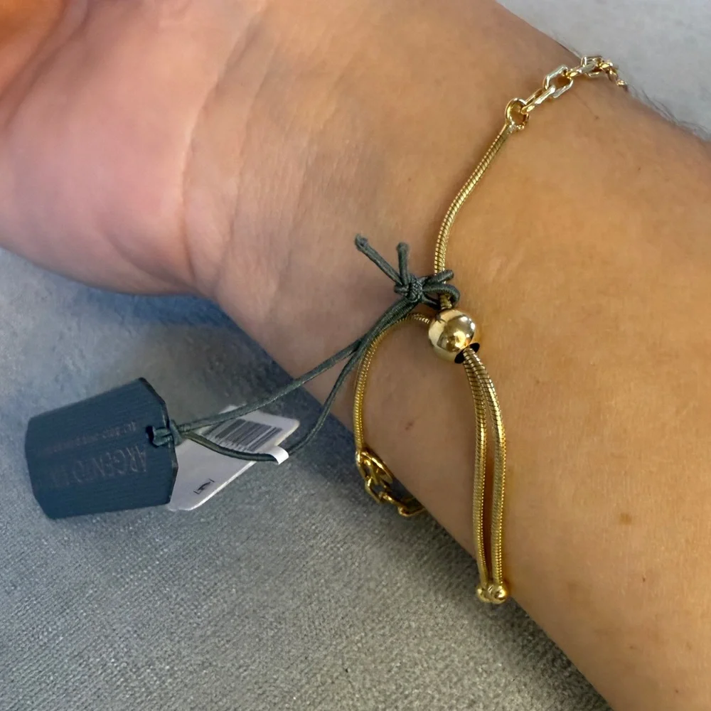 Argento Vivo Gold Adjustable Bracelet - Picture 8 of 16